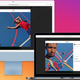 A photo from Instagram showing the social network on two computers